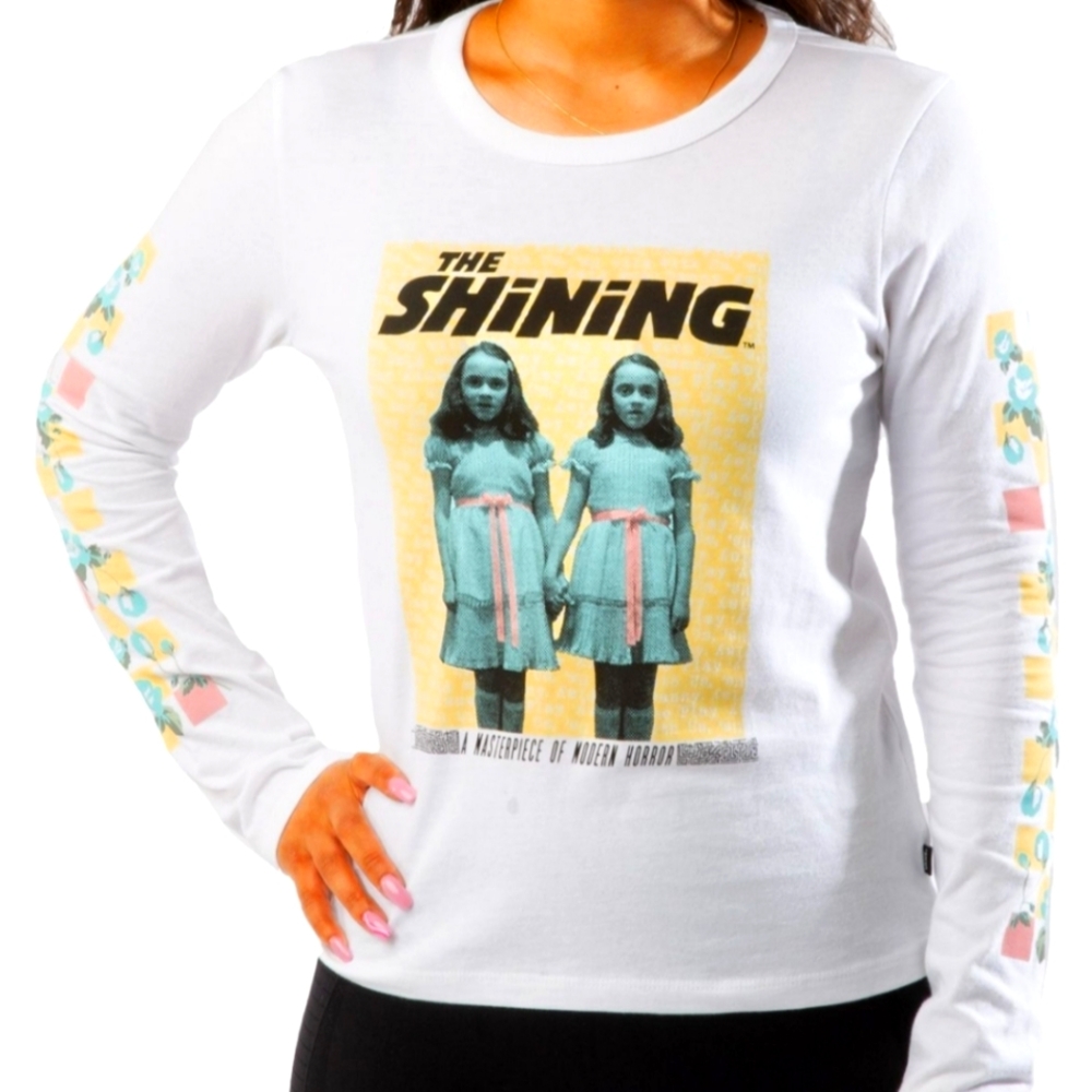 Vans x The Shining Women X-Small long sleeve t-shirt Grady Twins in white 042025